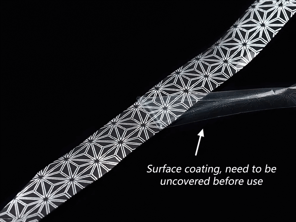 Anti-Slip Racket Grip Tape for Tennis Squash - SF3481 texture with surface coating description for sweat absorption and secure handling.